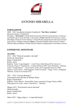 Antonio Mirabella