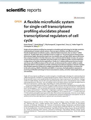 A Flexible Microfluidic System for Single-Cell Transcriptome Profiling