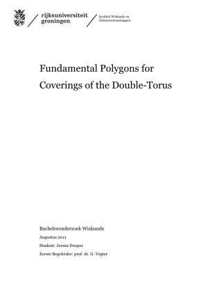 Fundamental Polygons for Coverings of the Double-Torus