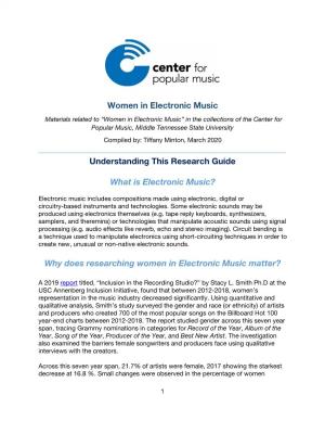 Women in Electronic Music