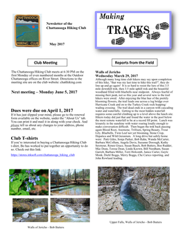 2017 May Newsletter(PDF)