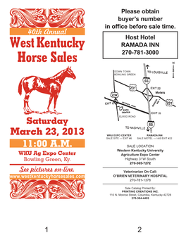 40Th Annual West Kentucky Horse