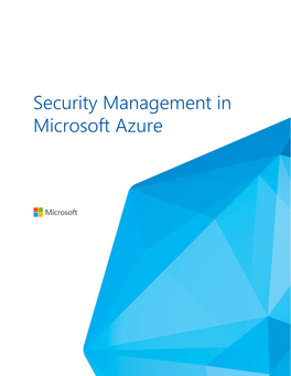 Security Management in Microsoft Azure