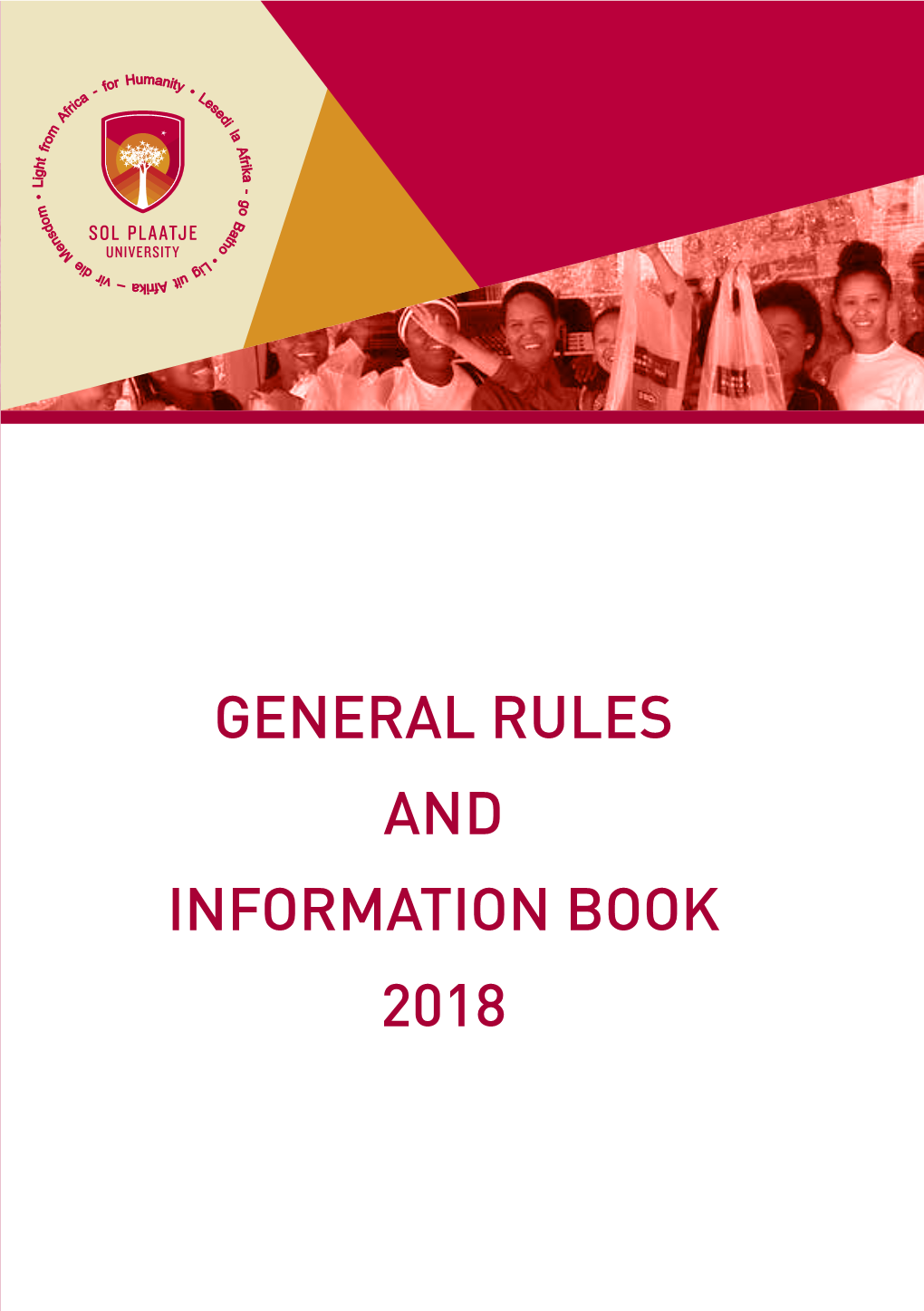 GENERAL RULES and INFORMATION BOOK 2018