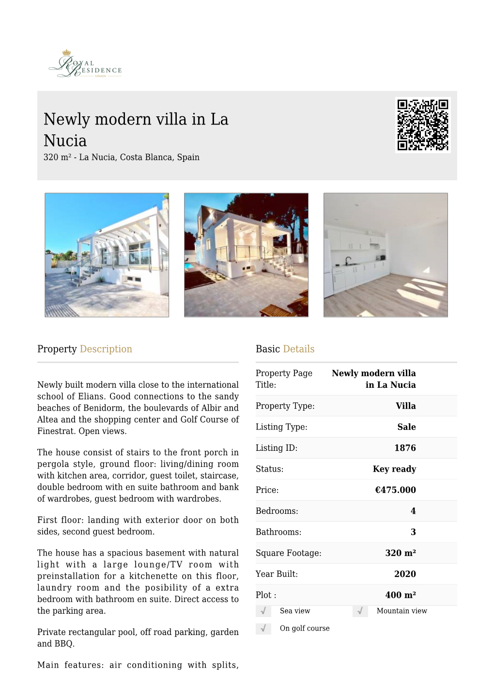 Newly Modern Villa in La Nucia 320 M² - La Nucia, Costa Blanca, Spain