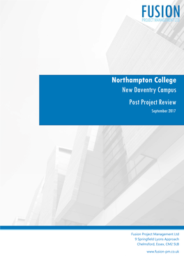 Northampton College New Daventry Campus