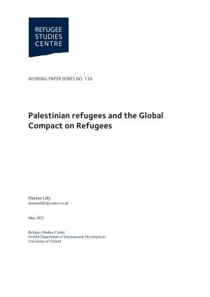 Palestinian Refugees and the Global Compact on Refugees