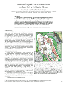 Westward Migration of Extension in the Northern Gulf of California, Mexico