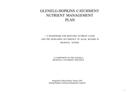 Glenelg-Hopkins Catchment Nutrient Management Plan