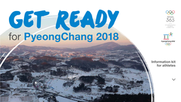 For Pyeongchang 2018