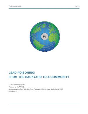 Lead Poisoning-Participant's Guide Final