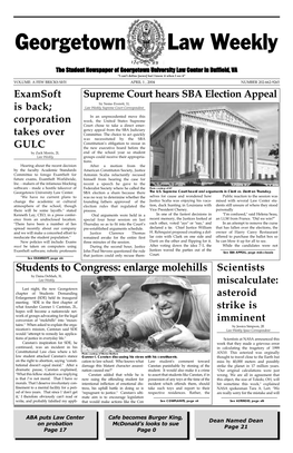 Georgetown Law Weekly