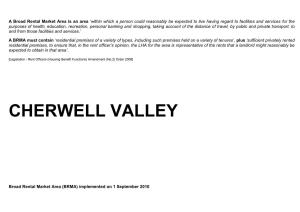 Cherwell Valley