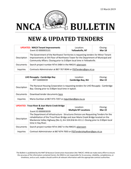 Nnca Bulletin
