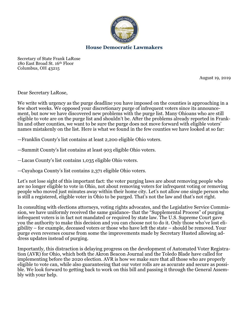 08-19-19 Caucus Voter Purge Letter.Pub