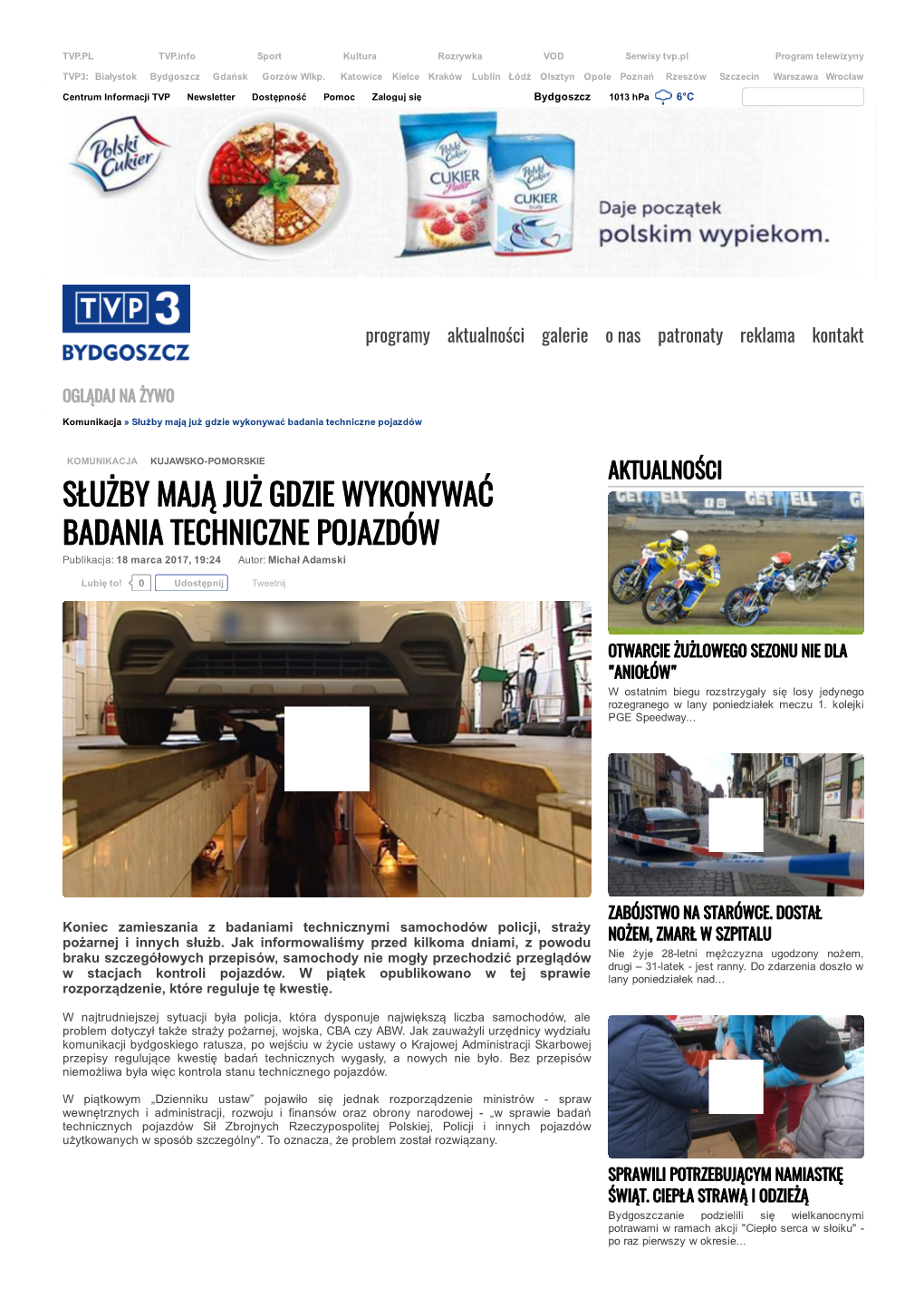 Służby Mają Już Gdzie Wykonywać Badania Techniczne Pojazdów