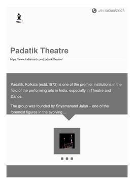 Padatik Theatre