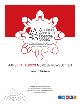 Aars Hot Topics Member Newsletter