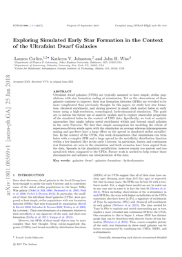 Exploring Simulated Early Star Formation in the Context of the Ultrafaint Dwarf Galaxies