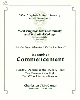 Commencement-Program-December-2008.Pdf