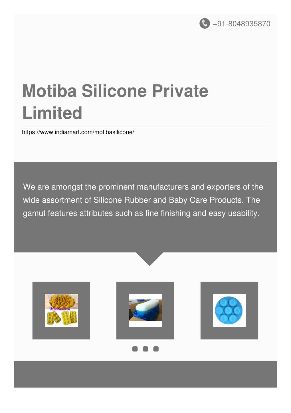 Motiba Silicone Private Limited