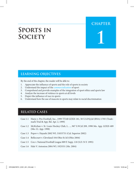 Sports in Society 1