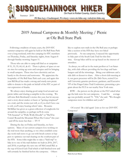 2019 Annual Camporee & Monthly