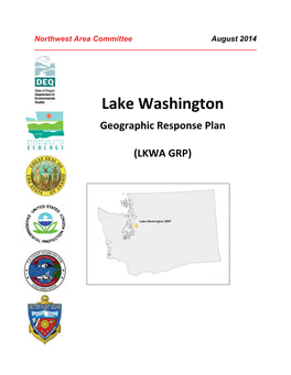Lake Washington Geographic Response Plan