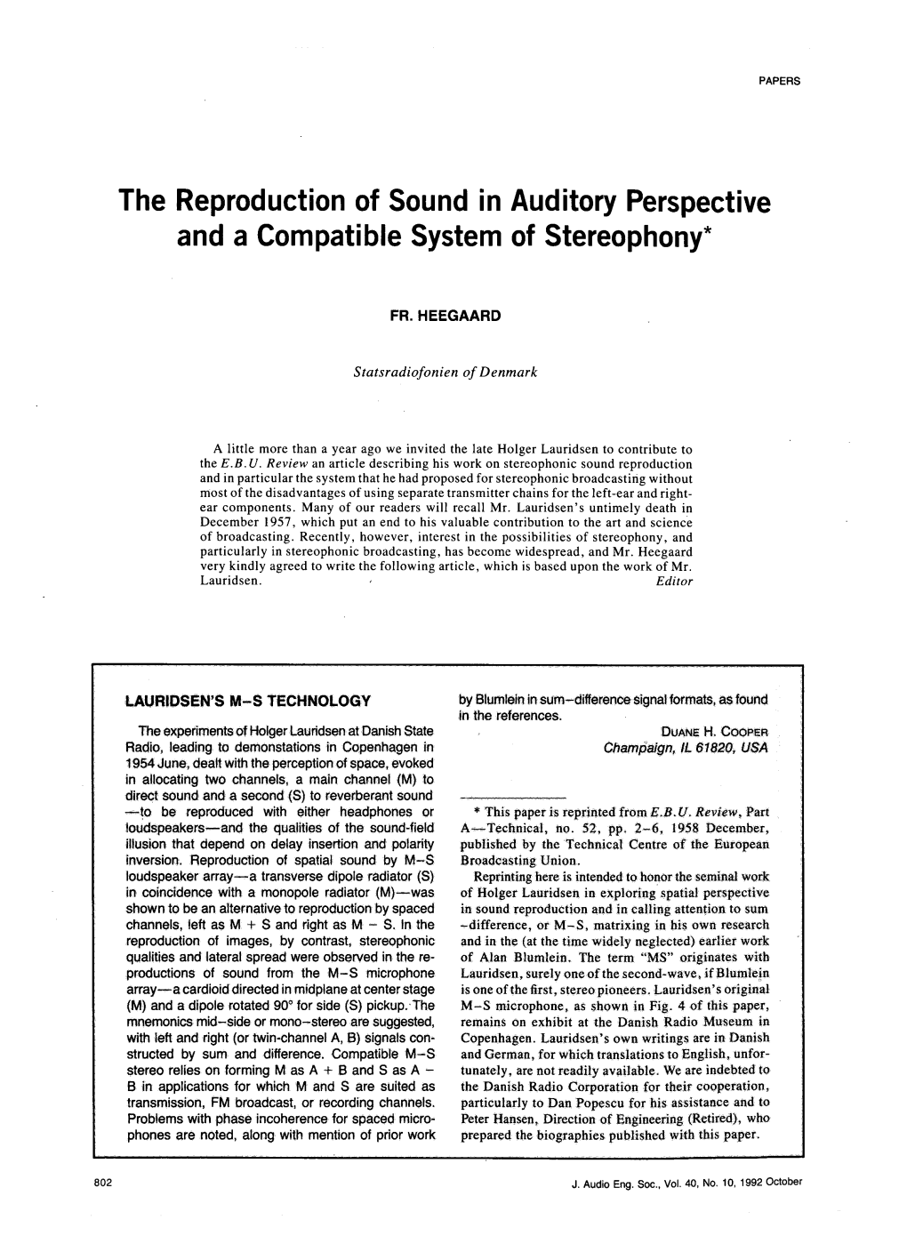 JOURNAL of AES HOLGER LAURIDSEN.Pdf