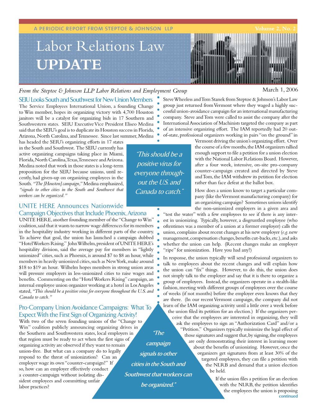 Labor Relations Law UPDATE