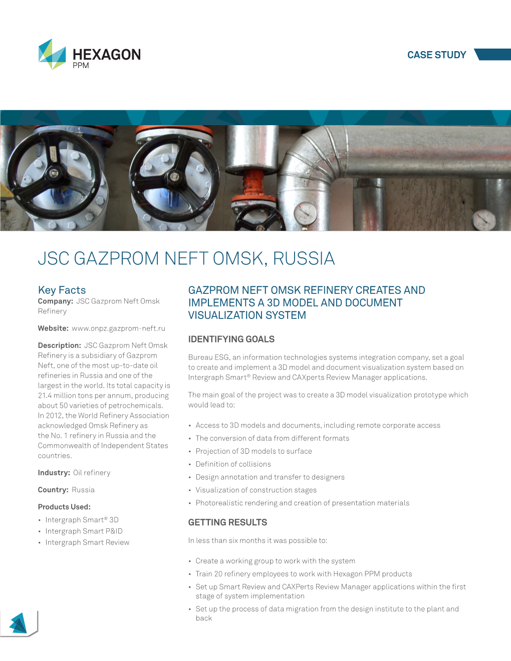 JSC Gazprom Neft Omsk Refinery