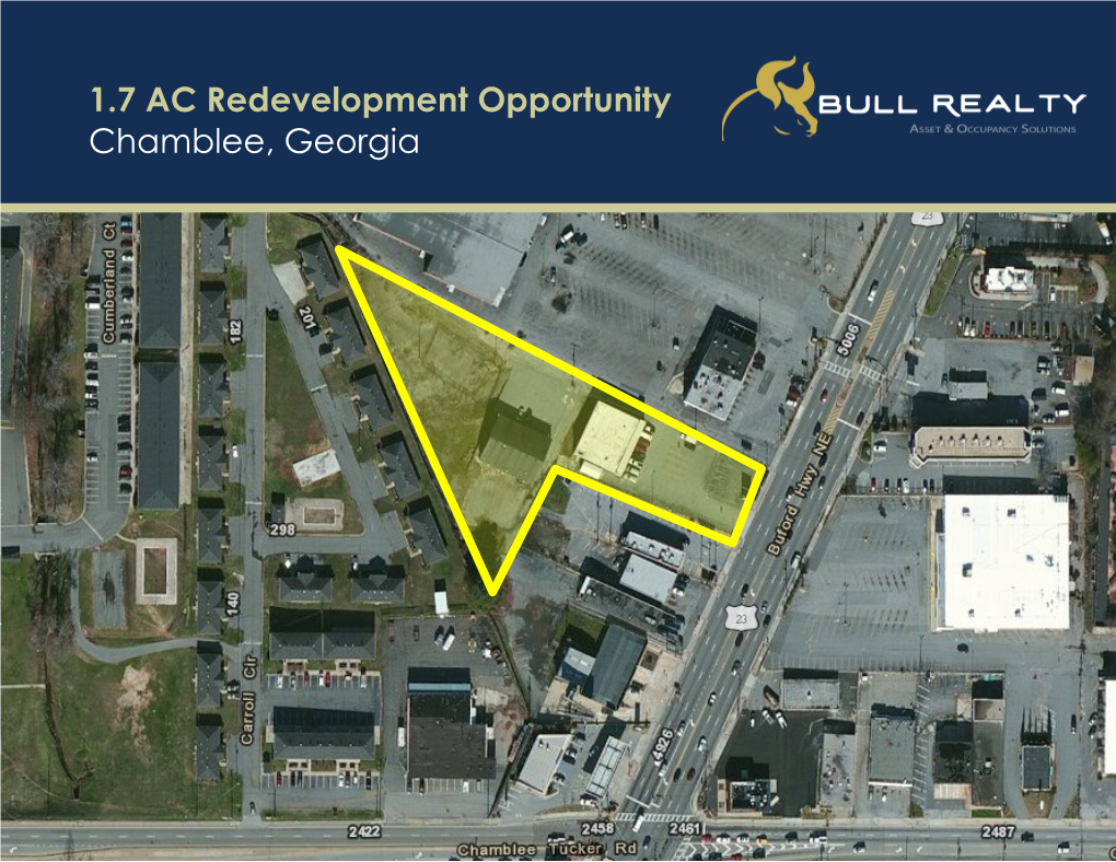 1.7 AC Redevelopment Opportunity Chamblee, Georgia