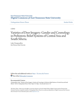Varieties of Deer Imagery: Gender and Cosmology in Prehistoric Belief Systems of Central Asia and South Siberia
