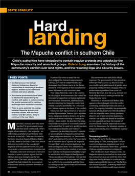 The Mapuche Conflict in Southern Chile