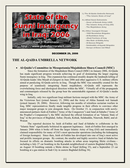 State of the Sunni Insurgency in Iraq: 2006 –