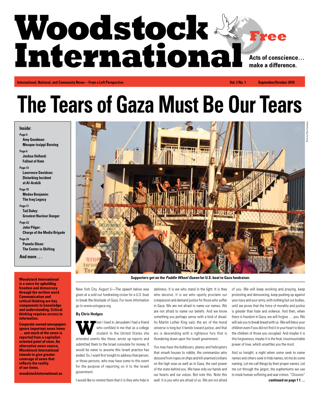 The Tears of Gaza Must Be Our Tears