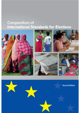 Compendium of International Standards for Elections