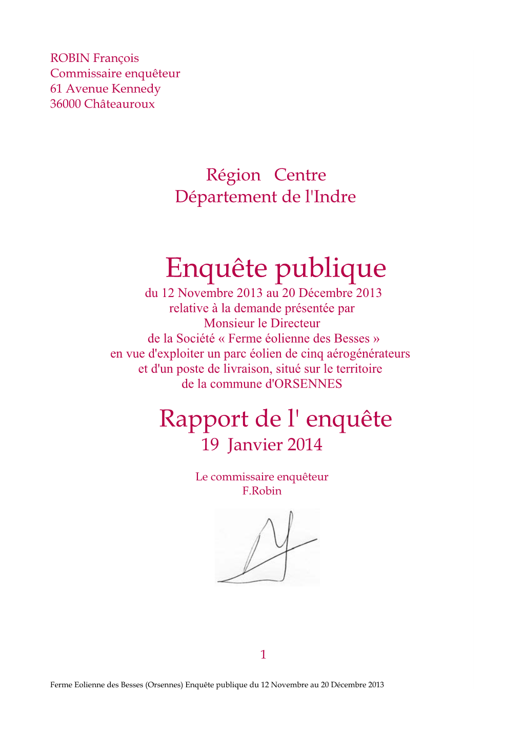 Enquête Publique