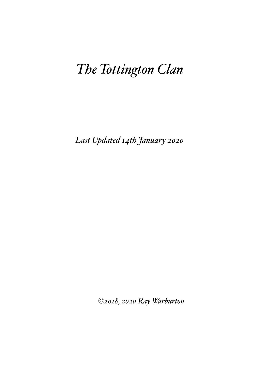 The Tottington Clan