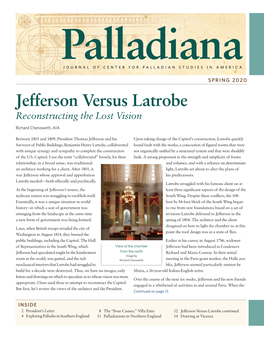 Jefferson Versus Latrobe Reconstructing the Lost Vision