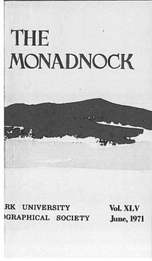Monadnock Vol. 45 | June 1971