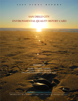 San Diego City Environmental Quality Report Card