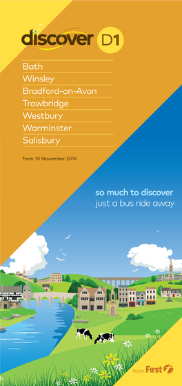 Bath Winsley Bradford-On-Avon Trowbridge Westbury Warminster Salisbury So Much to Discover Just a Bus Ride Away