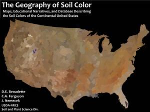 The Geography of Soil Color Maps, Educational Narratives, and Database Describing the Soil Colors of the Continental United States