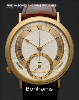 FINE WATCHES and WRISTWATCHES Wednesday 11 June 2014