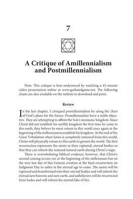 A Critique of Amillennialism and Postmillennialism
