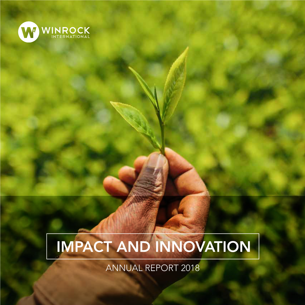 Impact and Innovation Annual Report 2018