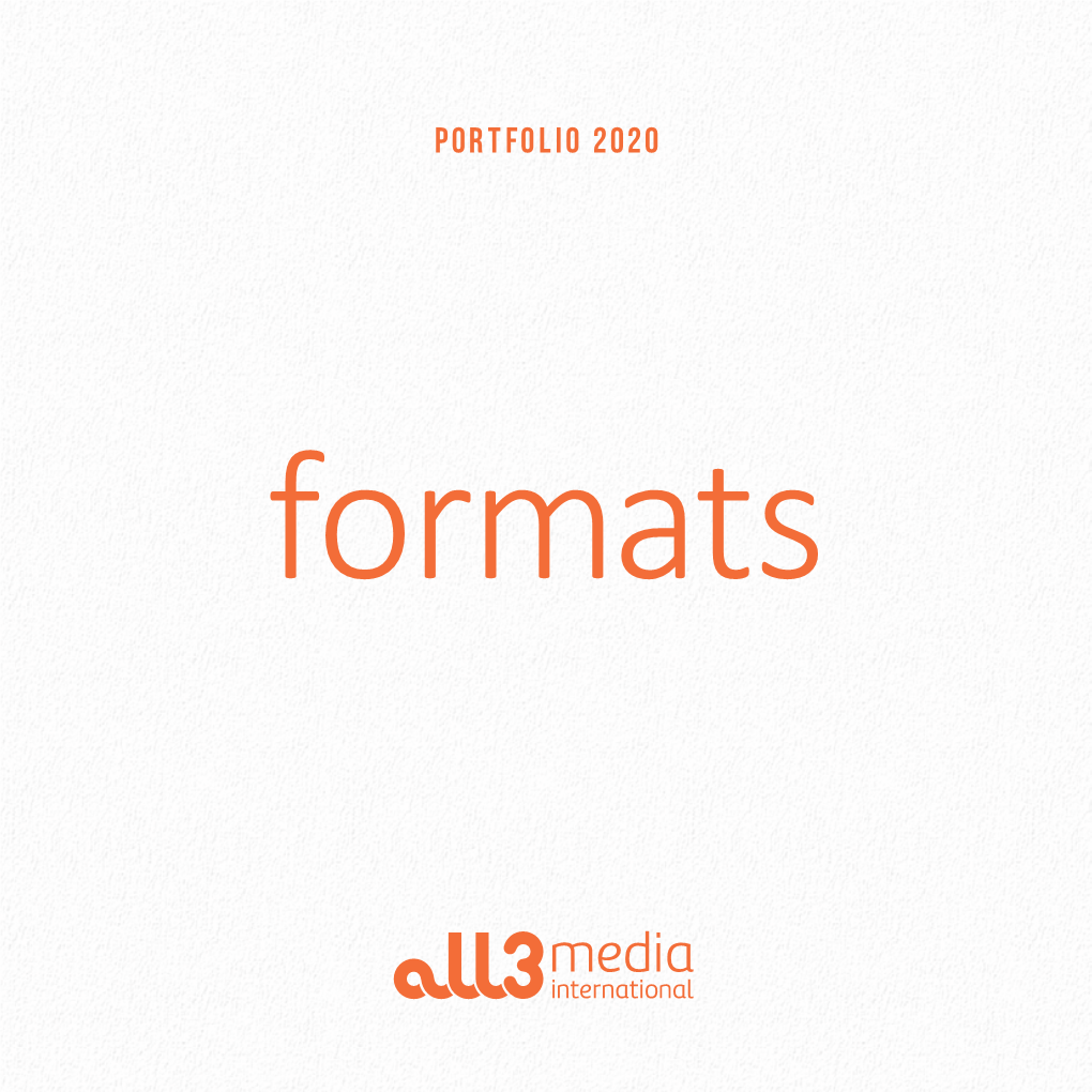 Portfolio 2020 Formats Contents