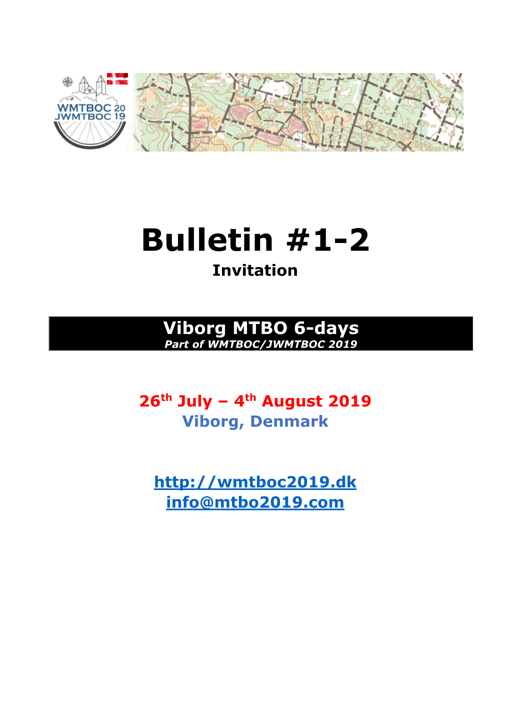 Bulletin #1-2 Invitation