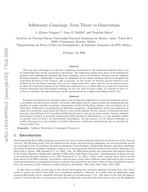 Inflationary Cosmology: from Theory to Observations